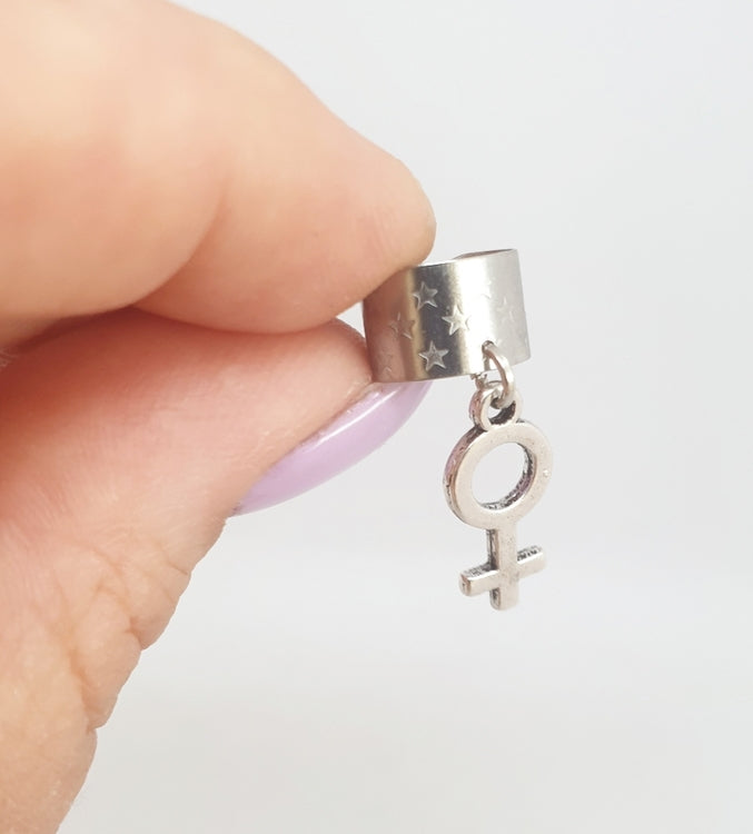 Earcuff med stjärnor