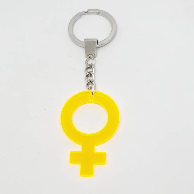 Nyckelring gul