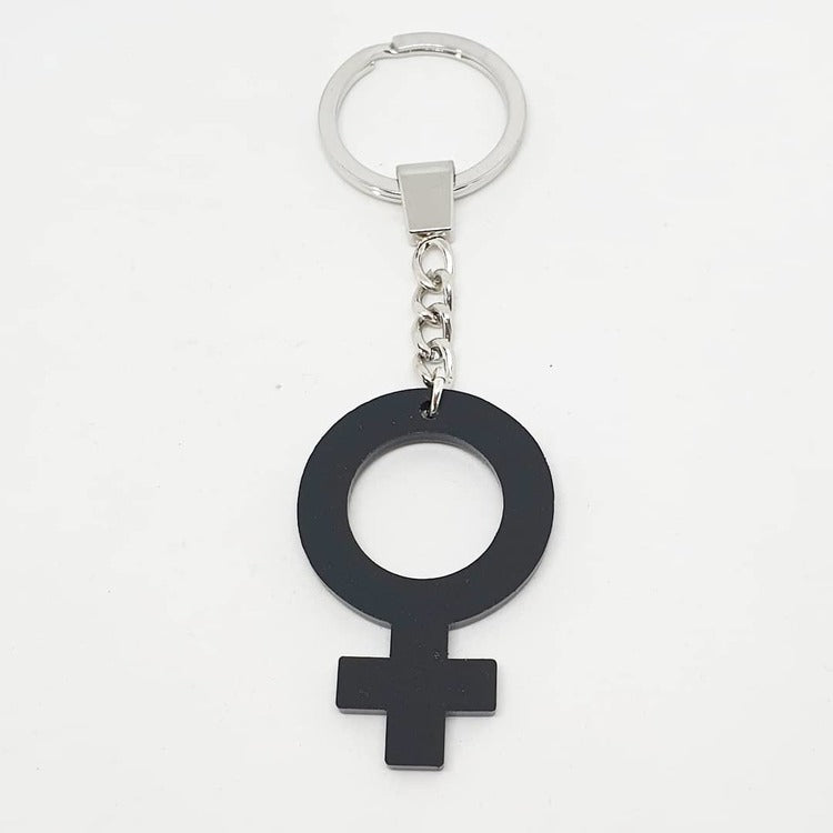 Nyckelring svart venus