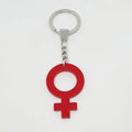 Nyckelring venus röd/silver
