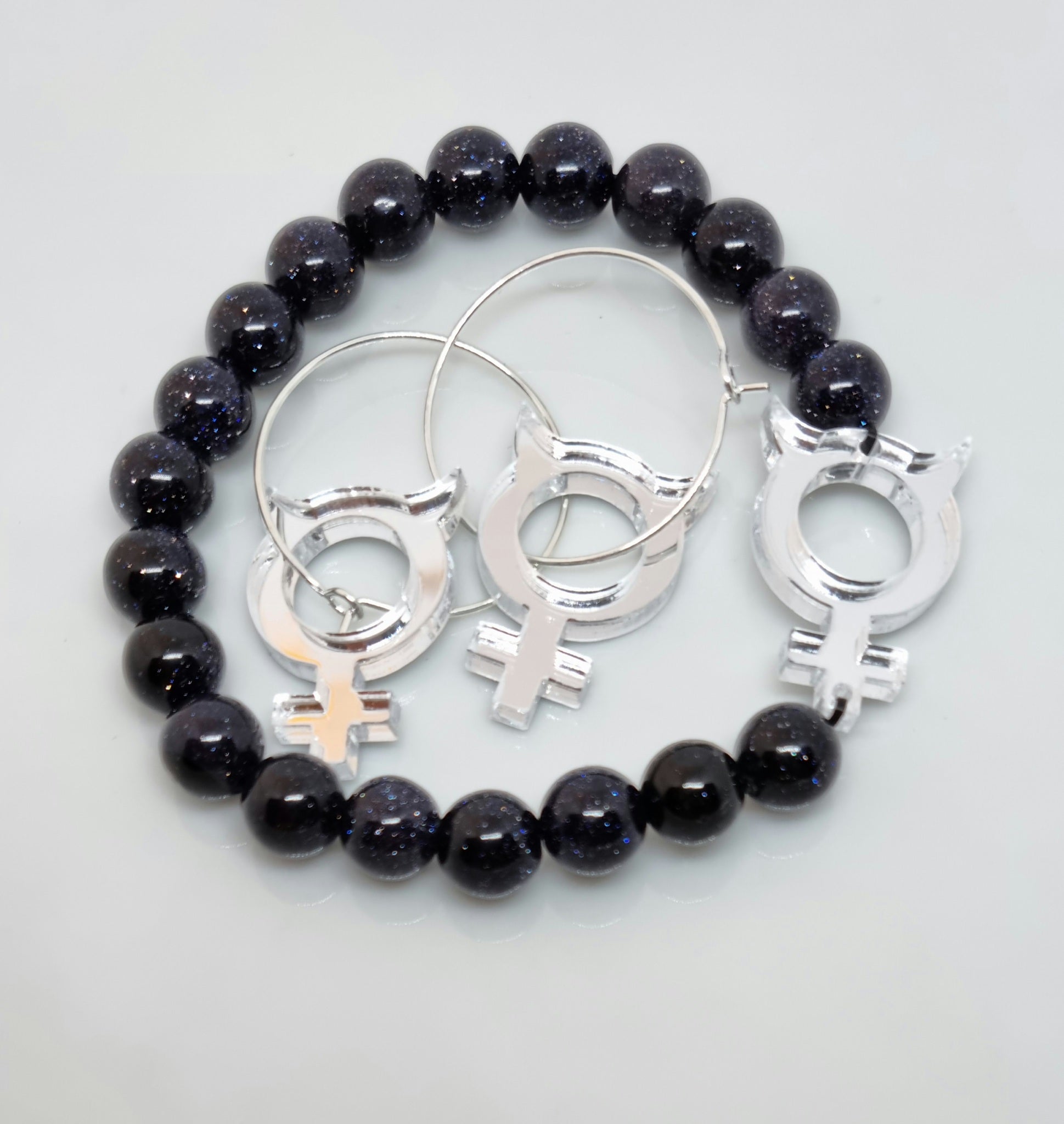 Blå sandstone med silverhonjävel