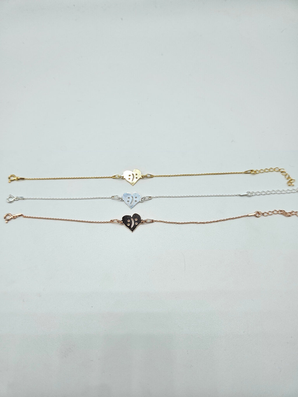 Armband hjärta med roséguld plätering